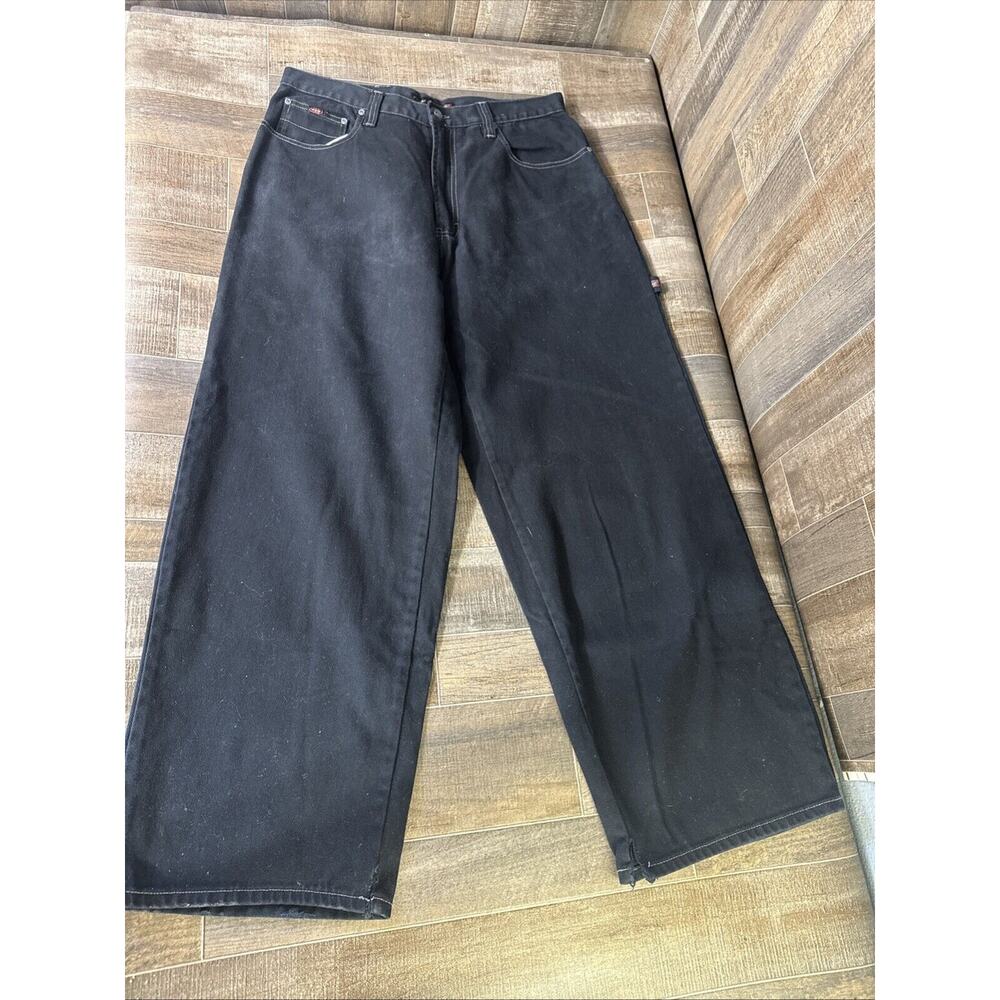Y2K Raw Edge Skater Pants Size 36x32‎ Vintage